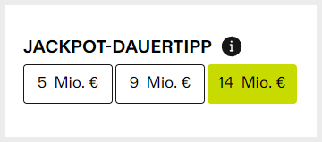 Spielanleitung LOTTO 6aus49 Auswahl Jackpot-DauerTipp
