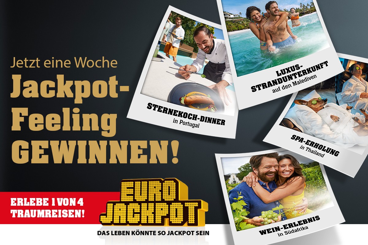 Polaroids von verschiedenen Traumreisen | Eurojackpot Gewinnspiel Polaroids von verschiedenen Traumreisen | Eurojackpot Gewinnspiel