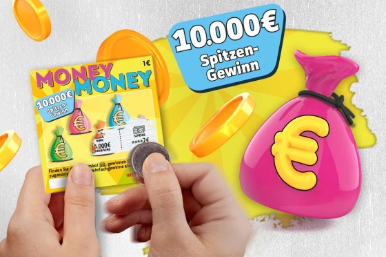 WestLotto-Rubbellos Money, Money wird aufgerubbelt