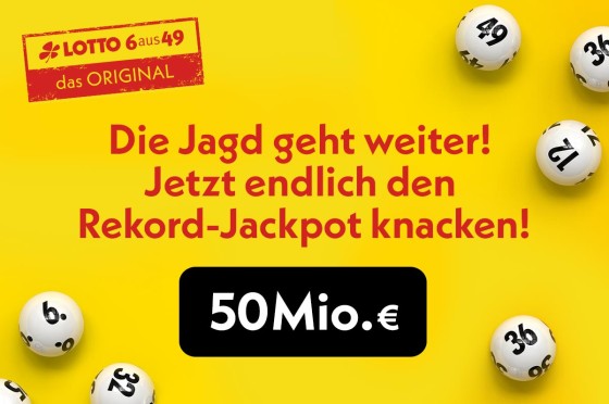Grafik zum 50 Millionen Euro Jackpot