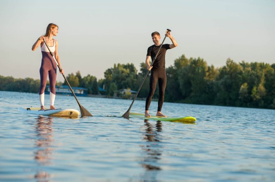 Stand up Paddling auf der Bevertalsperre