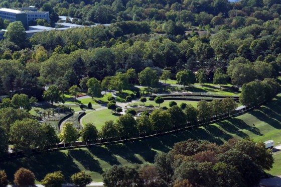 Bundesgartenshowpark von oben | WestLotto-Radtour des Monats