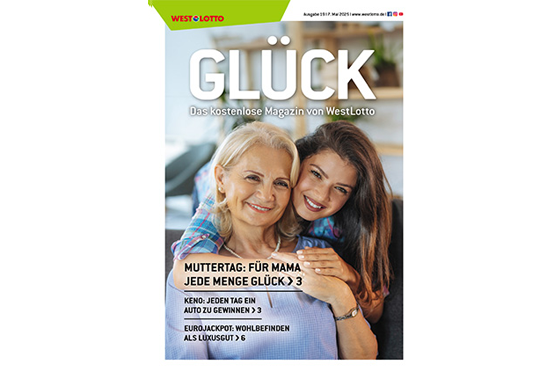 Neueste Ausgabe des Kundenmagazins GLÜCK | WestLotto