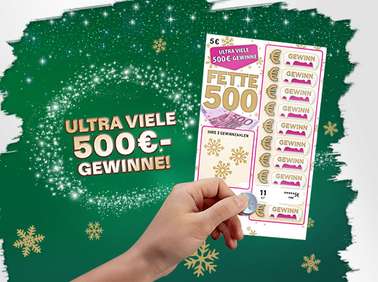 Übersichts-Bild Rubbellos Fette 500 Winter